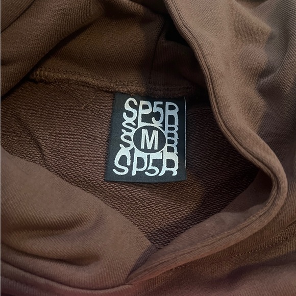 Sp5der Authentic Brown Men’s Hoodie Sweatshirt Medium Brand New - Picture 6 of 8